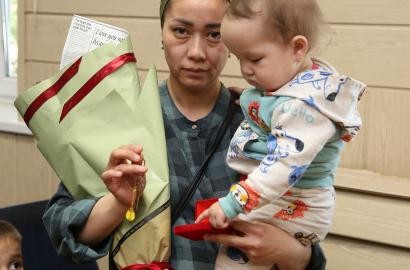 Көпбалалы отбасына көмек берілді