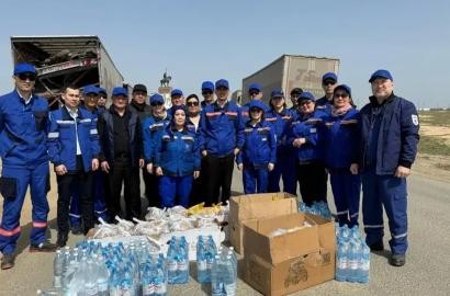 Доссор мұнайшылары шетелдік 350 жүк көлігінің жүргізушілеріне ыстық тамақ әкелді