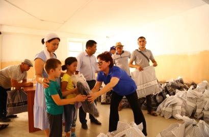 Ембілік мұнайшылар арыстық балаларға қолдау көрсетті