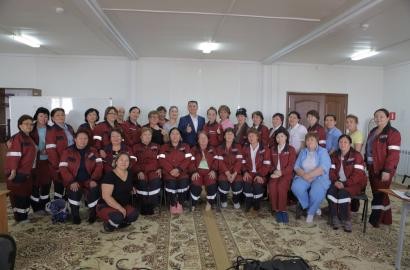 Self-development and orator skills training were held for the femal employees of the “Embmaunaygas” JSC  subdivisions (further – Company or EMG).