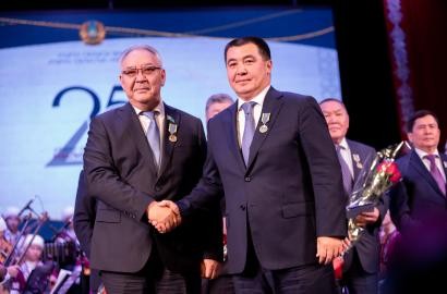 The head of Emba was awarded a medal for his contribution to the development of the country