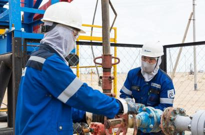 Embamunaigas JSC held a training session on extinguishing a steppe fire