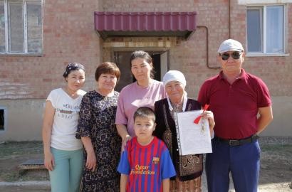 Staff of NGDU Zhaiykmunaigas provided housing for villagers 