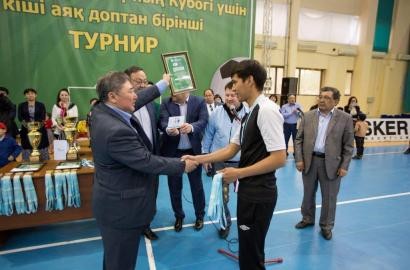 Ақпараттық хабарлама.  «Ембімұнайгаз» АҚ кубогы үшін кіші аяқ доптан қалааралық турнир өтті