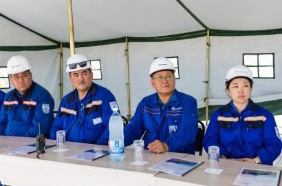 «Ембімұнайгаз» АҚ-да дала өртін сөндіру бойынша оқу-жаттығу өткізілді 