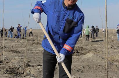 «Эмбамунайгаз» провел акцию «Посади дерево»  
