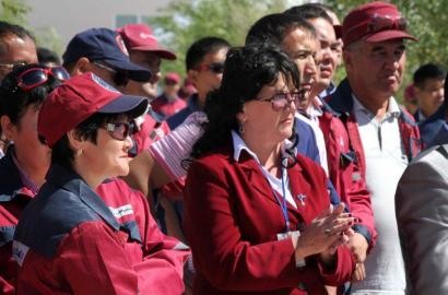 50 летний юбилей месторождения Прорва торжественно отмечалось на городке нефтяников «Каспий самалы»