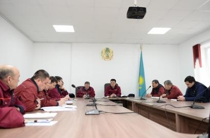 Председатель Правления АО «Эмбамунайгаз» (далее ЭМГ или Компания) Жаксыбеков А.Е. посетил производственные объекты НГДУ «Жайыкмунайгаз»